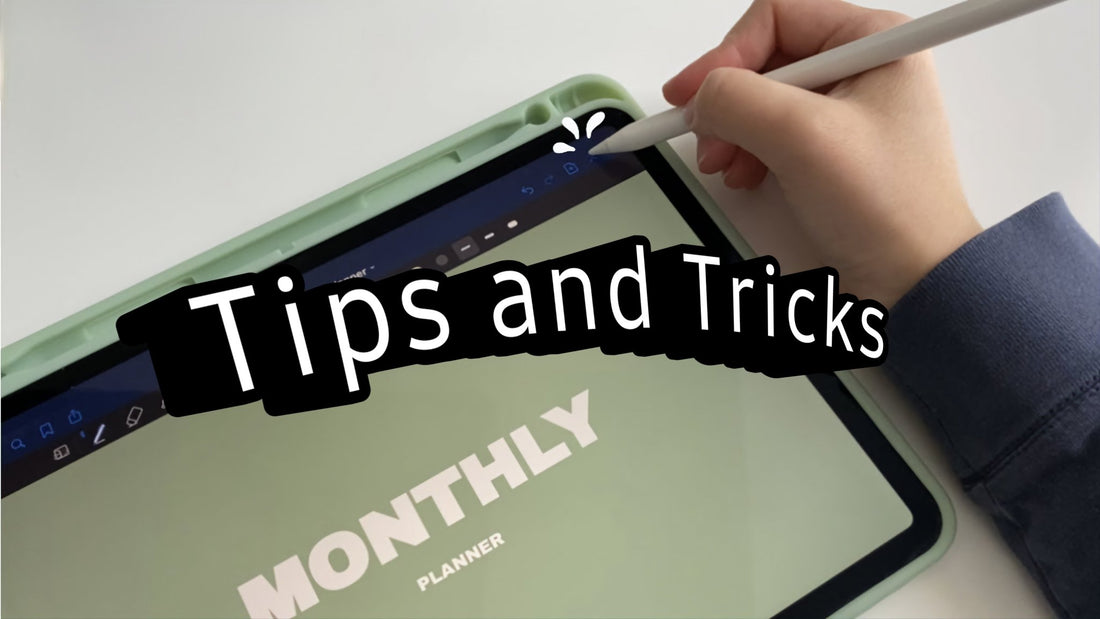 Digital Planners Tips and Tricks - Digital Agenda Co.