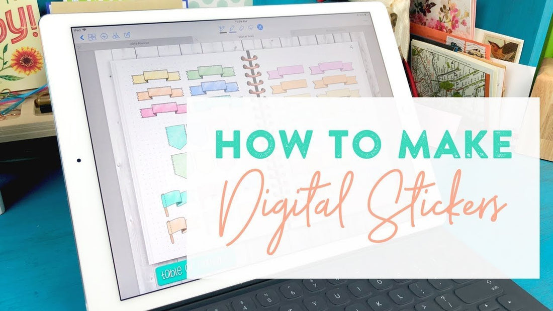 How to make your own digital stickers? - Digital Agenda Co.