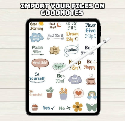 Digital Planner 2 Digital Stickers - 350+ Stickers, Goodnotes file, Pre-Cropped Individual, PNGs Digital Stickers, Pre-cropped iPad Sticker - Digital Agenda Co.