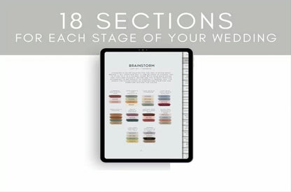 Digital Wedding Planner, Ipad Goodnotes, Wedding Organizer, Samsung, Marriage Planner Digital Dated V1 - Digital Agenda Co.