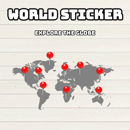 Travel Digital Stickers - 200+ Stickers, Goodnotes file, Pre-Cropped Individuals, PNGs Digital Stickers, Pre-cropped iPad Stickers - Digital Agenda Co.